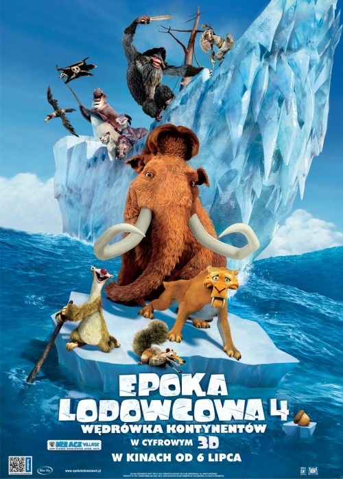 Epoka Lodowcowa 4 Wędrówka Kontynentów / Ice Age 4 Continental Drift (2012) PL.2160p.BluRay.AC3.5.1-MLD / Dubbing PL i Napisy PL