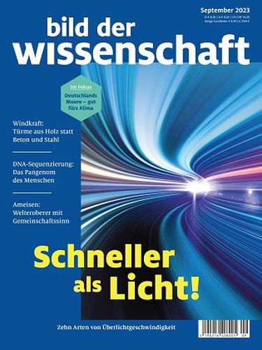 Cover: Bild der Wissenschaft Magazin No 09 September 2023