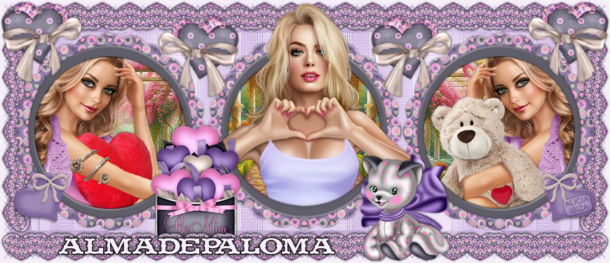 Hearts and Kitty almadepaloma