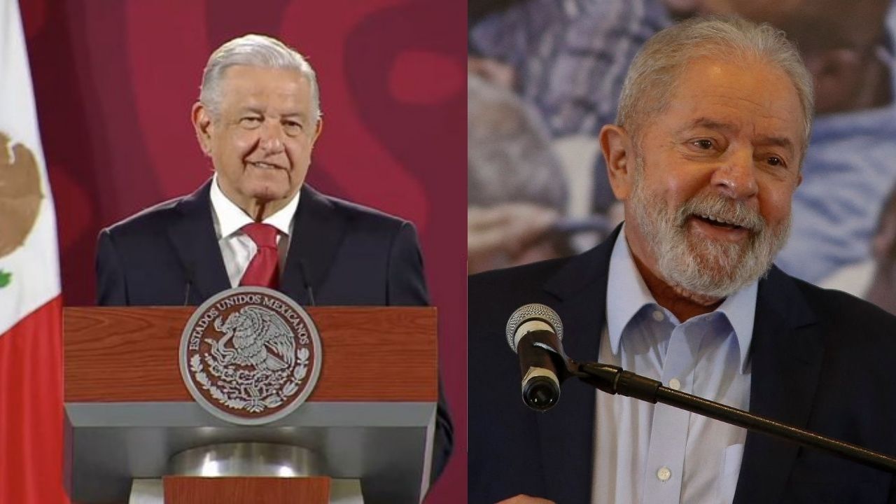 AMLO se reúne en Palacio Nacional con Lula da Silva, ex presidente de Brasil