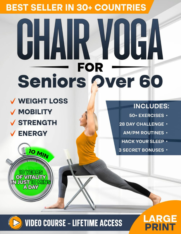 Chair Yoga For Seniors over 60