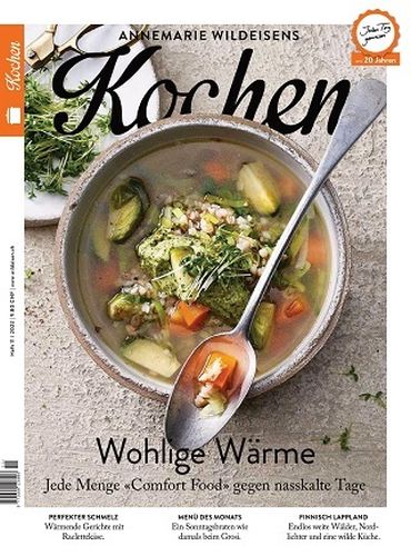 Cover: Annemarie Wildeisens Kochen Magazin No 11 November 2022