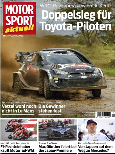 Cover: Motorsport aktuell Magazin No 17 vom 04  April 2024