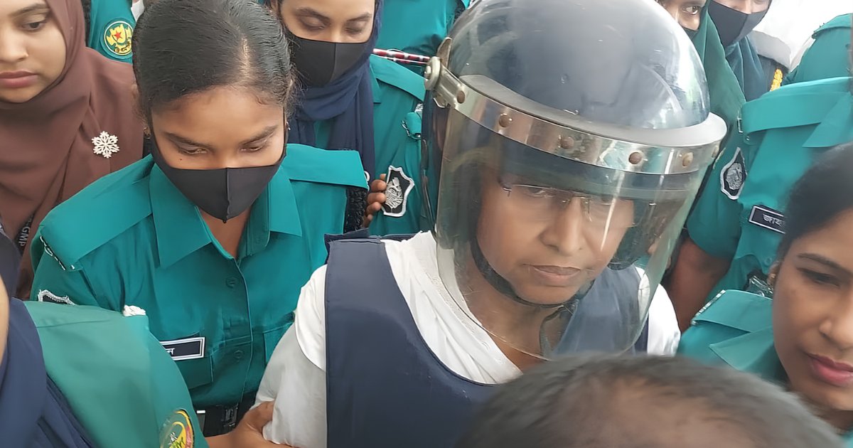 রিকশাচালক হাফিজুল হত্যা মামলায় রিমান্ড শেষে কারাগারে দীপু মনি