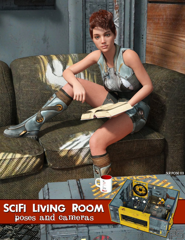 SciFi Living Room Poses and Cameras for Genesis 8 SciFi Living Room Poses and Cameras for Genesis 8