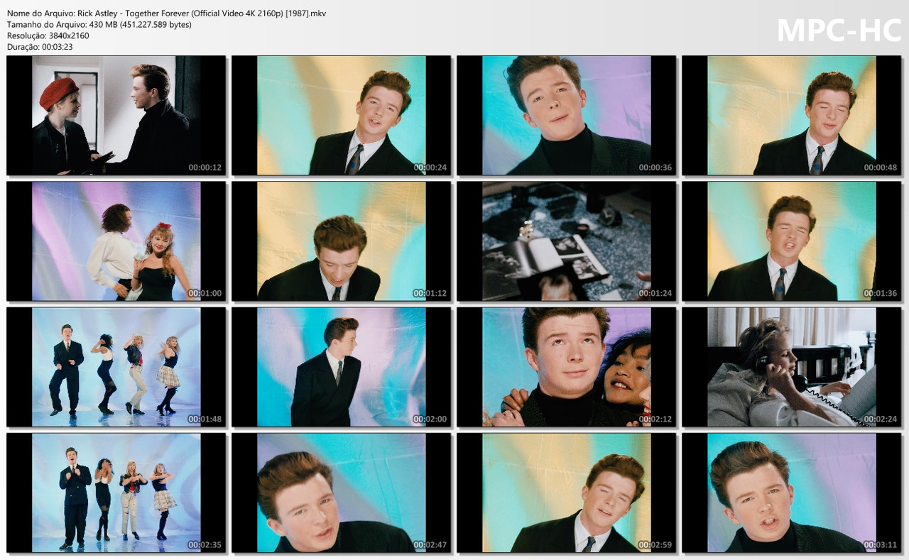 Rick Astley - Together Forever (Official Video 4K 2160p) [1987]