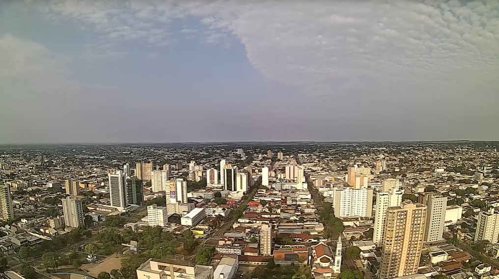 Campo Grande nesta manhã de quinta-feira