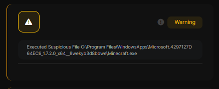 Executed Suspicious File detection