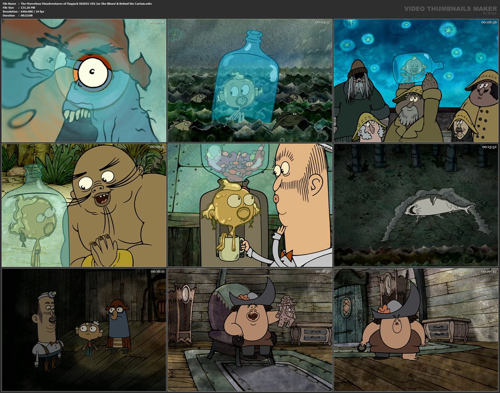 The Marvelous Misadventures of Flapjack S02E01-E02 Jar She Blows! & Behind the Curtain.mkv