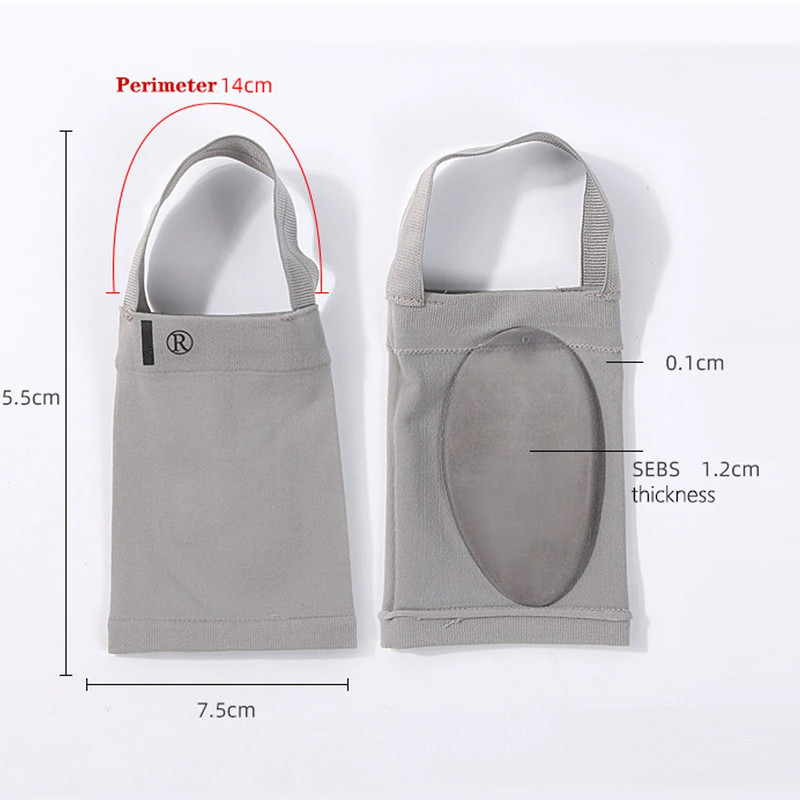 Compression Arch Support Plantar Fasciitis Gel Pad Brace Sleeve Ankle Foot Wrap - Image 7