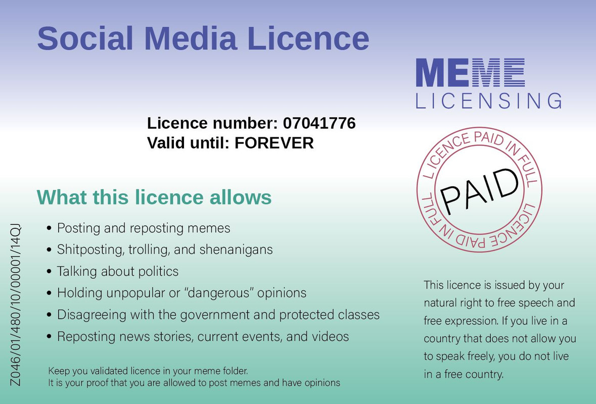 Frogs Meme Licence