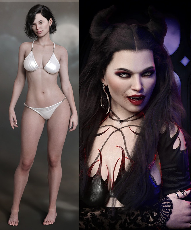 *REPOST Lucille for Genesis 8 Female