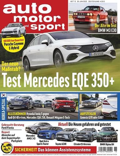 Cover: Auto Motor und Sport Magazin No 15 vom 30 Juni 2022 Cover: Auto Motor und Sport Magazin No 15 vom 30 Juni 2022
