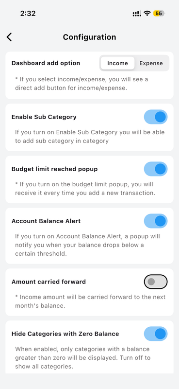 Advanced App Configuration