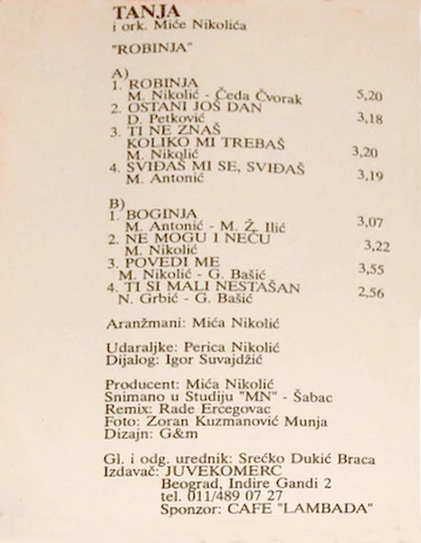 Tanja 1995 zadnja
