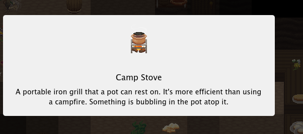 pot with slightly levitating cooking failure sludge