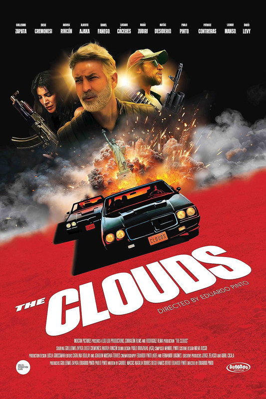 The Clouds 2025 movie poster featuring a desolate landscape and a dramatic sky