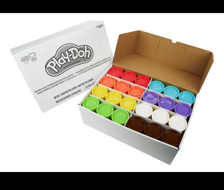 Tienda oficial play doh en Mercado libre, set de 48 latas play doh 
