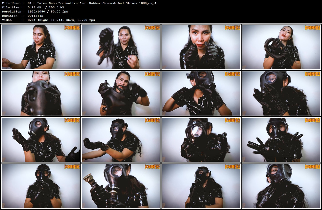 0189 Latex Rubb Dominafire Asmr Rubber Gasmask And Gloves 1080p.mp4