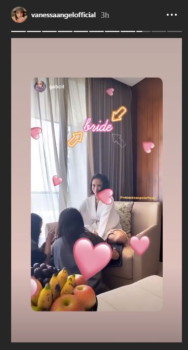 Persiapan Vanessa Angel untuk resepsi