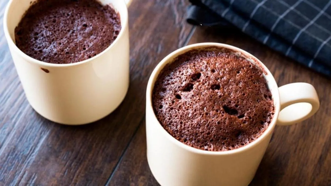 Desayuno rápido y delicioso: Mug cake de cacao sin azúcar