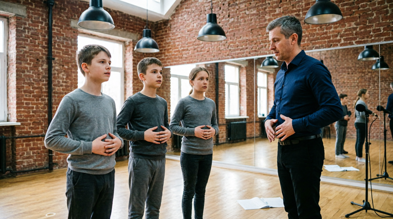 работа с дыханием на уроке вокала