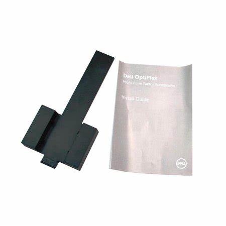 Base vertical Dell sosteniendo una computadora de formato micro.