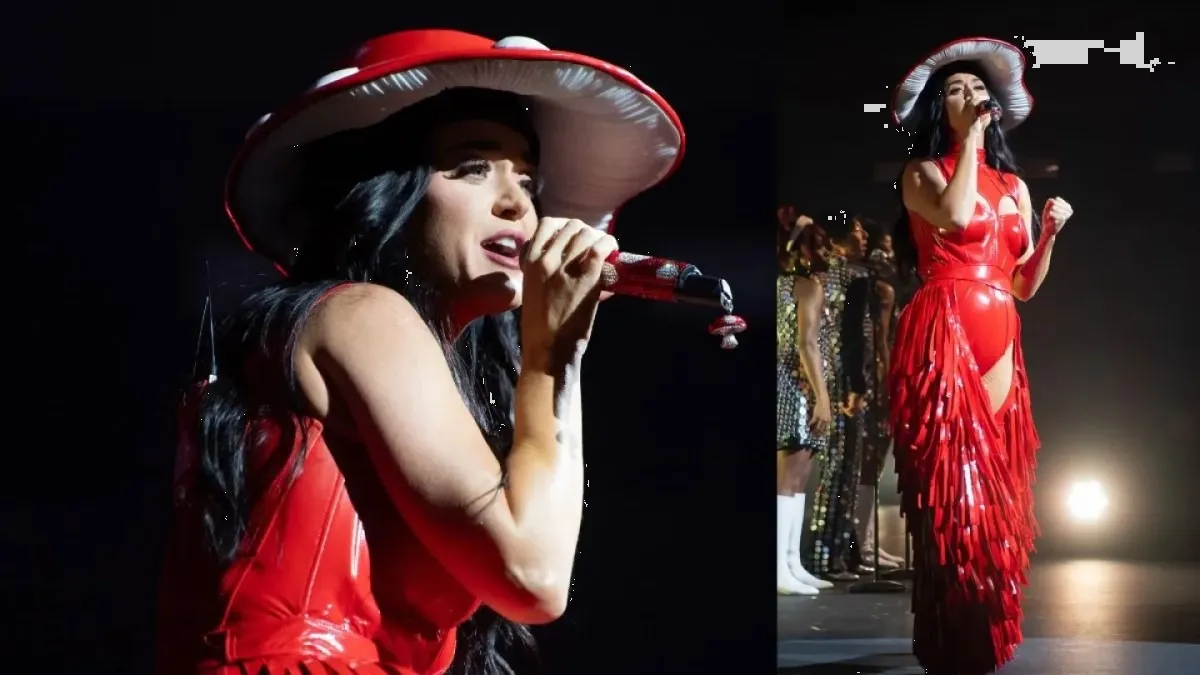 Video: Katy Perry llega a Televisa y se besa con famosa actriz