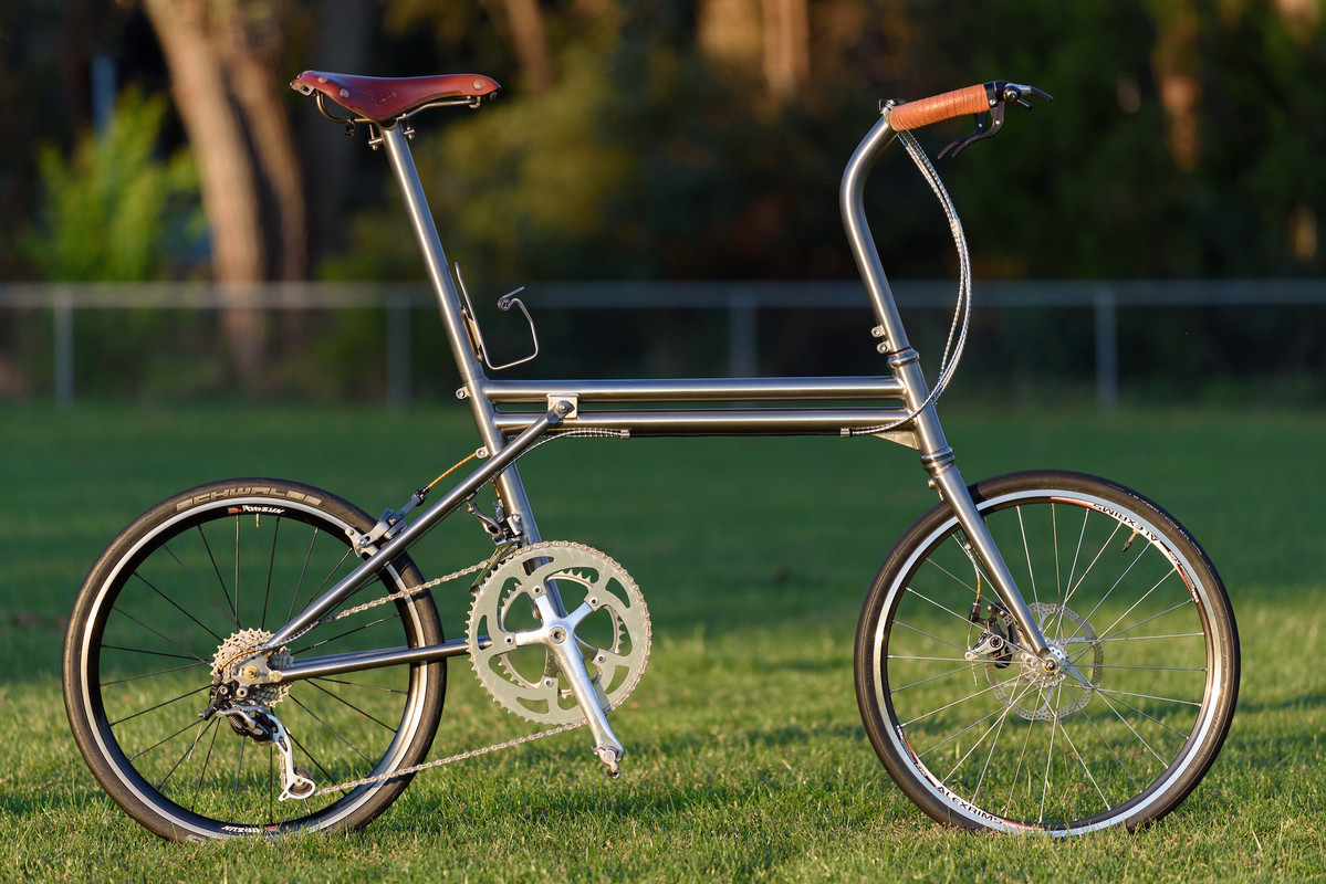 Non folding handlepost stem for Dahon Tern type folder