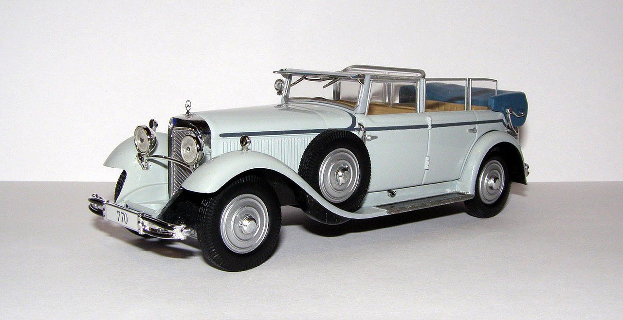 1932 Mercedes-Benz Typ 770 (W07) Cabriolet F (Pullman-Cabriolet) (IXO Models for DeAgostini MB#7) 1