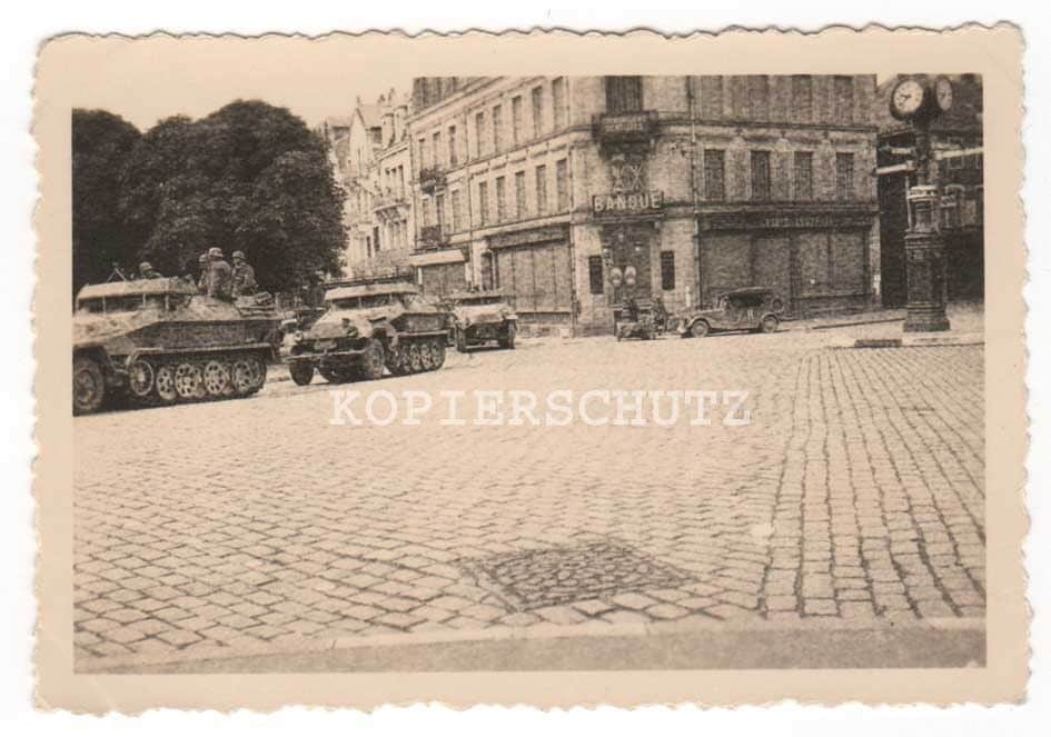 Original Foto Frankreich Schützenpanzer Tarnanst