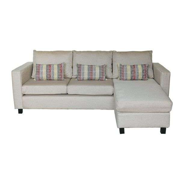Walmart: Sala esquinera color beige 220 x 152 cm