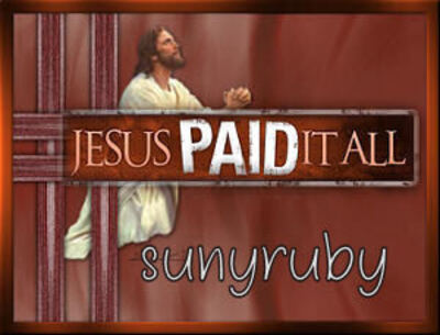 Sunyruby-Jesus-Paid-It-All-Knelling-Praying