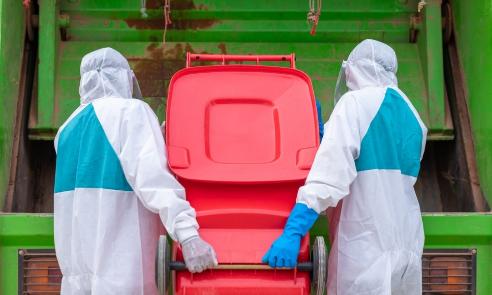 Desechos médicos de COVID-19 representan un peligro para la salud: OMS