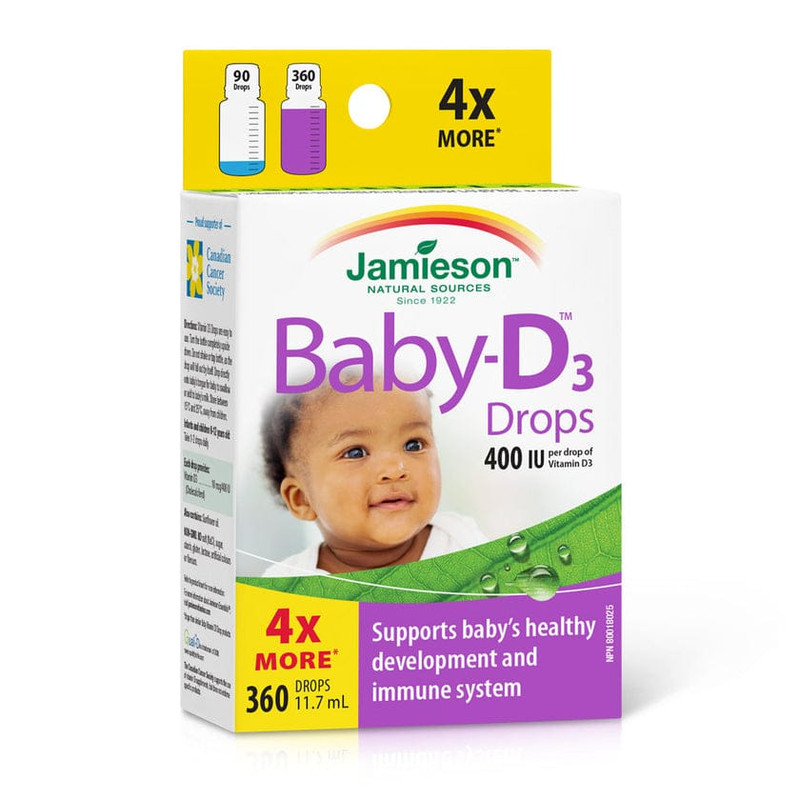 Jamieson Baby Vit D3 Drops For Infant 360 Drops