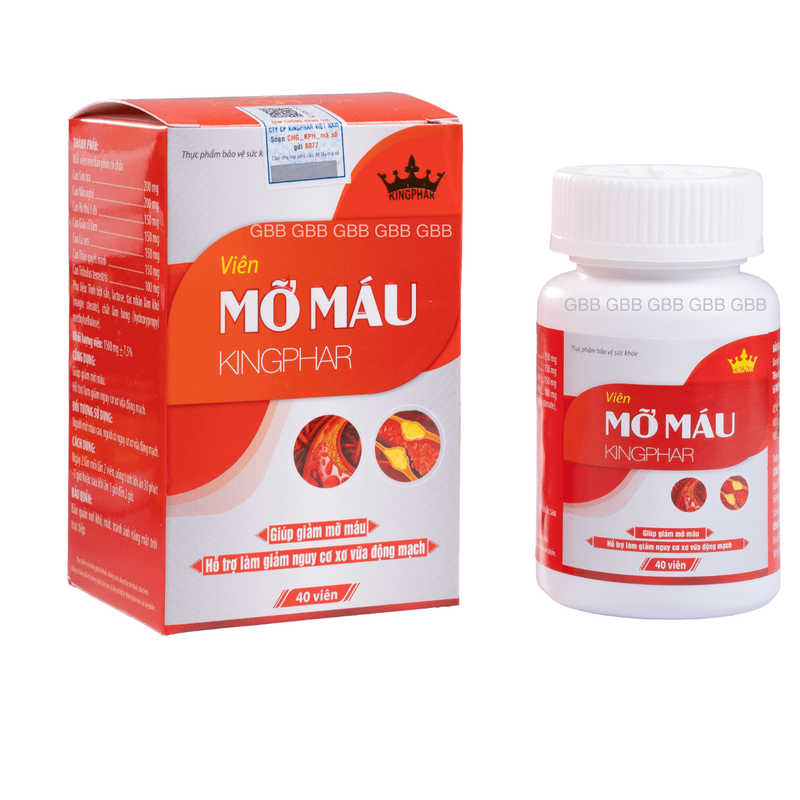 Mỡ máu Kingphar lọ 40 viên ( )