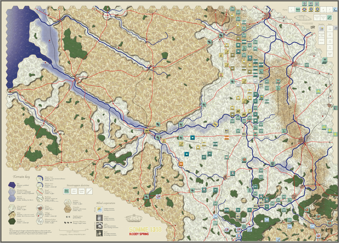 Somme 1918Map