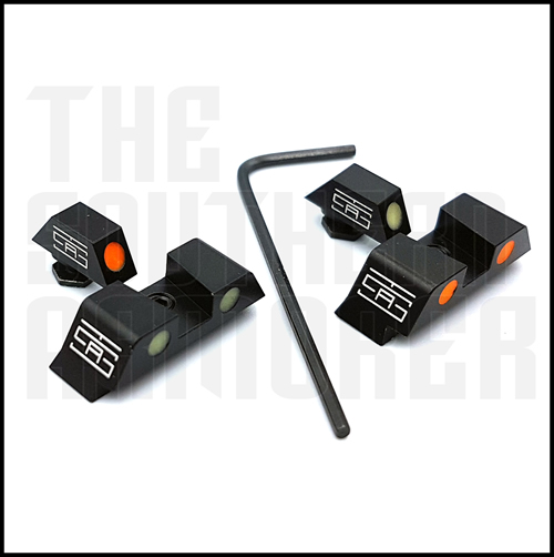 TSA NIGHT SIGHTS FOR GLOCK 17 19 20 21 22 23 24 26 27 29 30 34 35 36 39 44 Gun Sights at