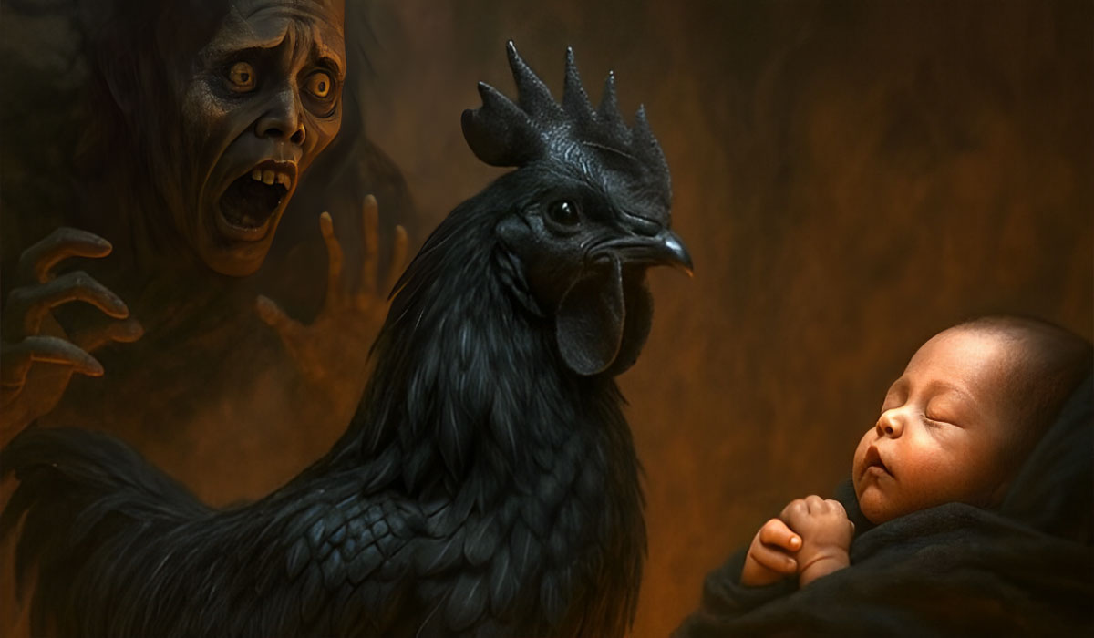 Mitos Mencekam Ayam Cemani yang Bikin Merinding!