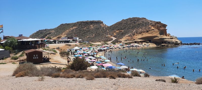 Cabo de Gata y costa Este de Almería - Blogs de España - Dia 1.Playa de los Cocedores-Geoda de Pulpí–San Juan de Terreros-Mojacar (2)