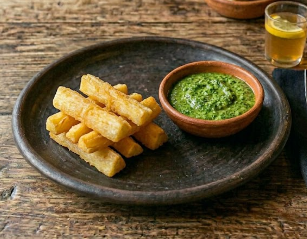 Yuquita Con Salsa De La Casa (Ración)