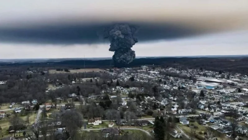 Estados Unidos ha tratado de ocultar la gravedad ambiental del descarrilamiento del tren en Ohio Trendescarriladoohio