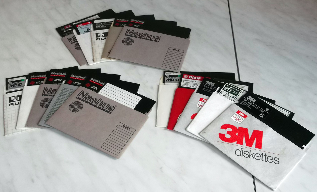 5. 15 dyskietek używanych