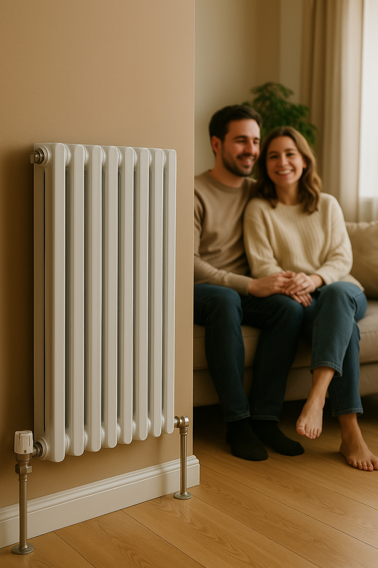 Rappresentazione della distribuzione tipica degli impianti di riscaldamento