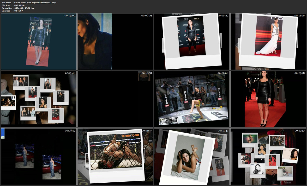 Gina Carano MMA Fighter Slideshow01 mp4