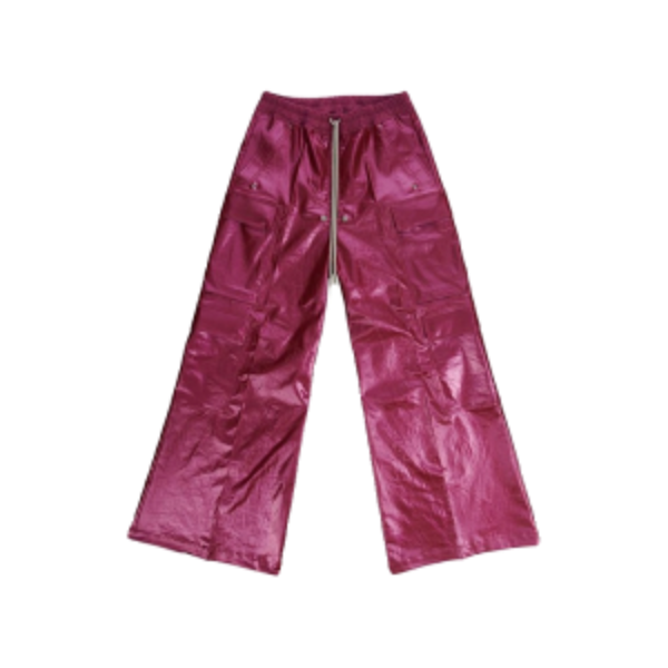 Rick Owens Cargo de Cuero Rosa