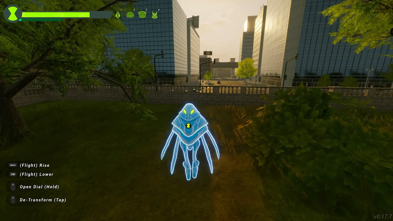 Boss battle with Vilgax