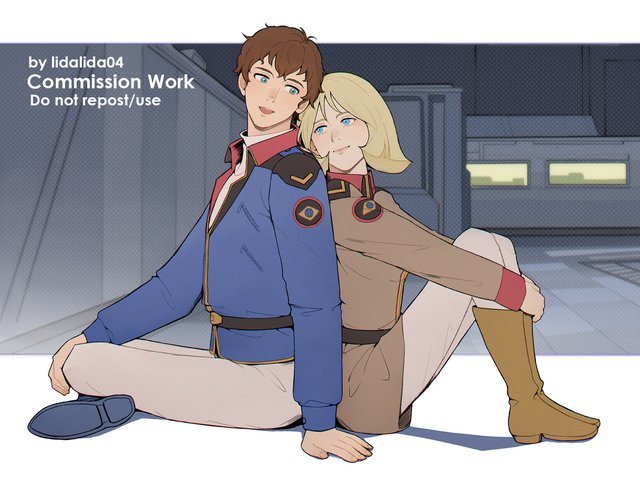 Amuro and Sayla