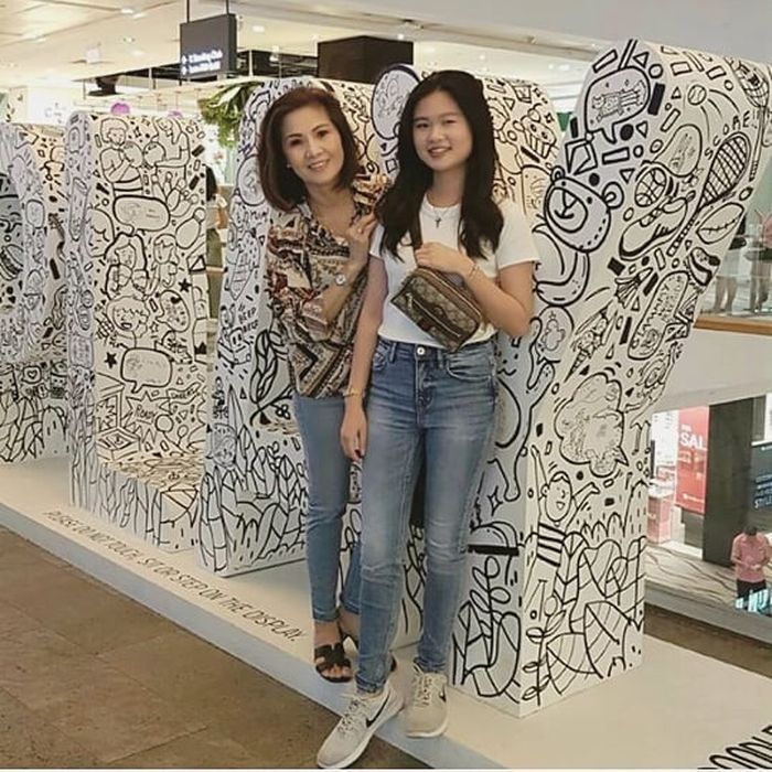 Felicia dan ibunya