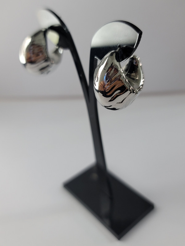 Arete plateado 1